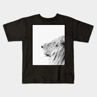 Minimal lion print Kids T-Shirt